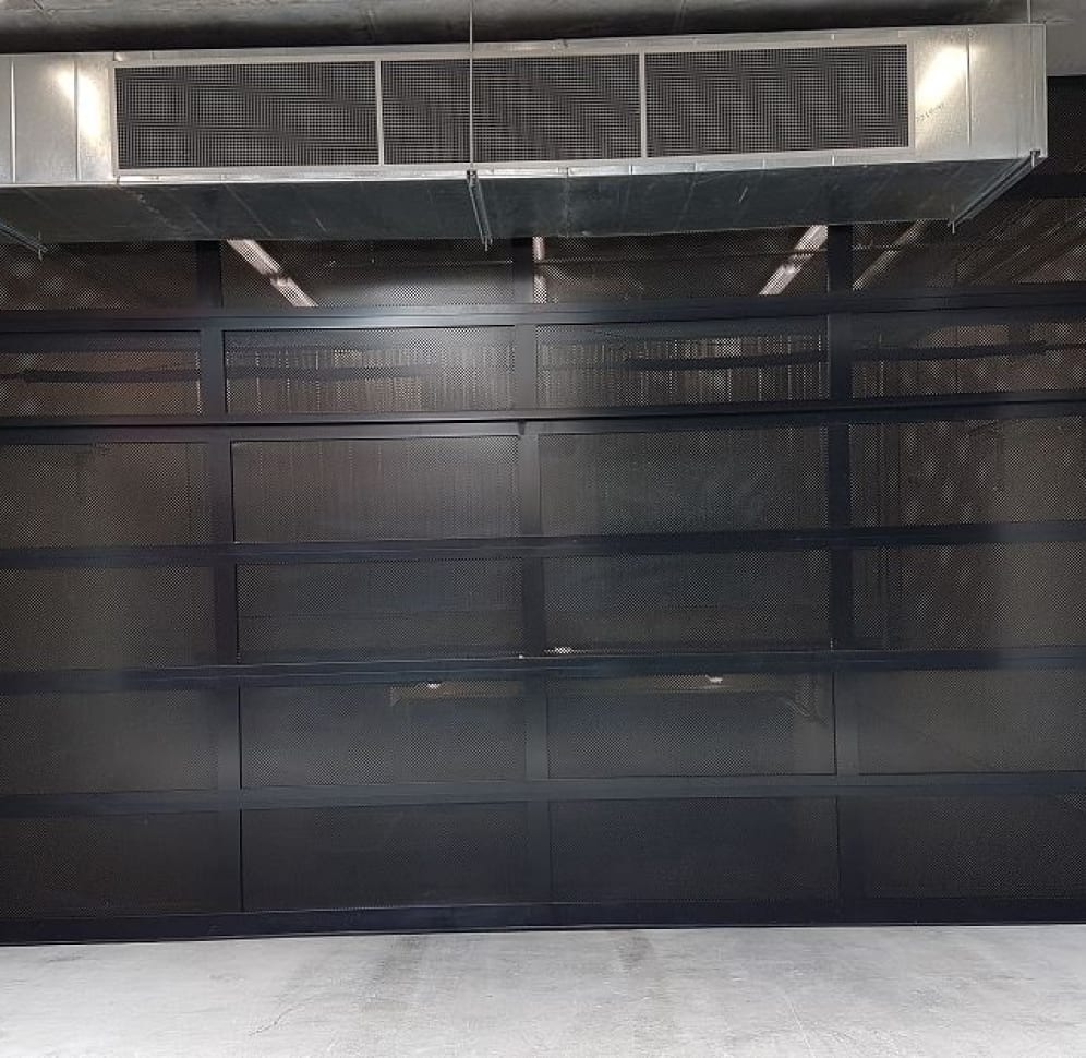 Custom Sectional Doors - ventilated options