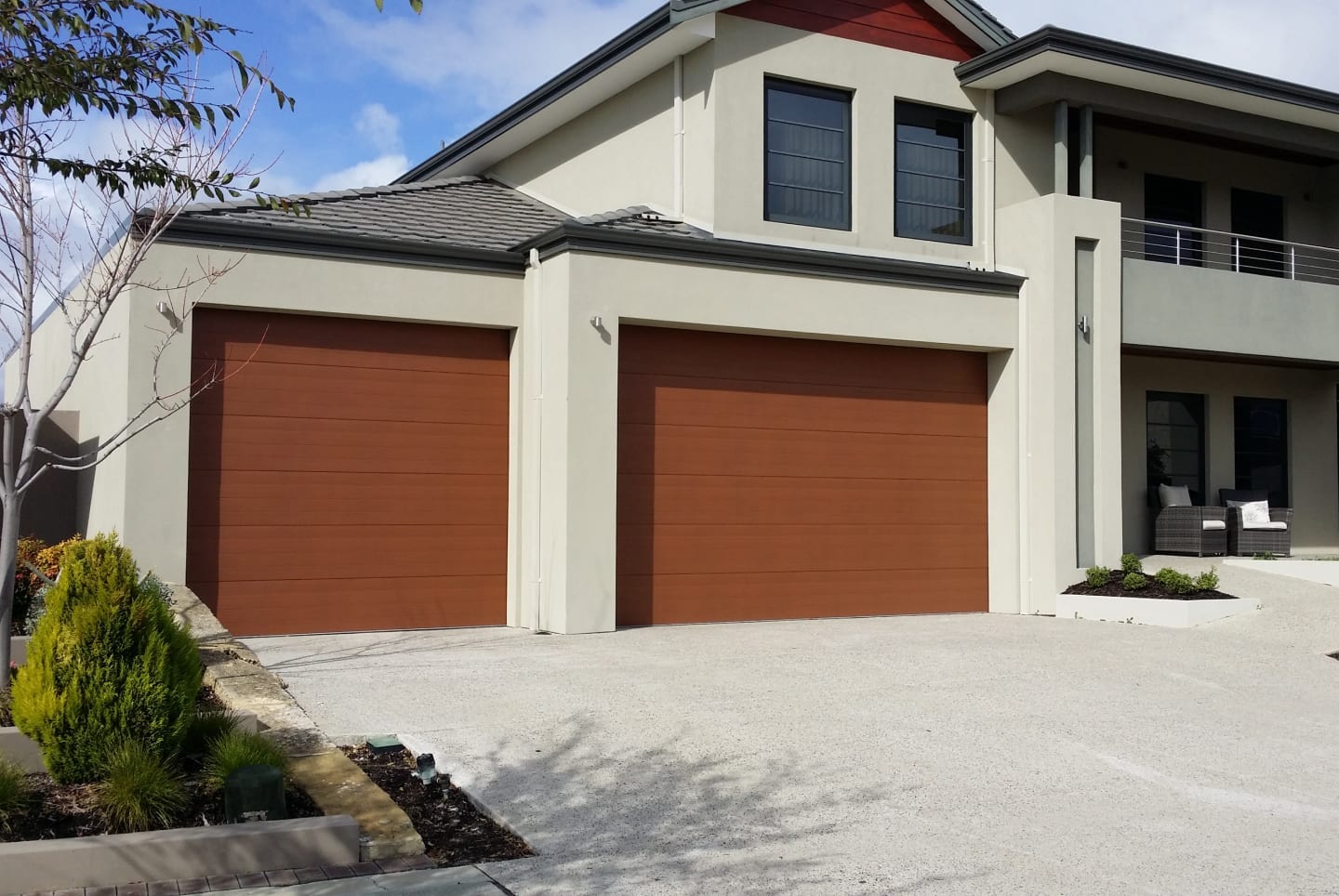 Wood-look garage door - Colorbond® Timber Look garage doors