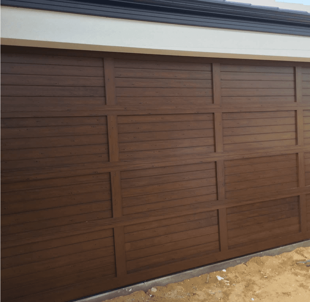 Biowood garage door- Wenge