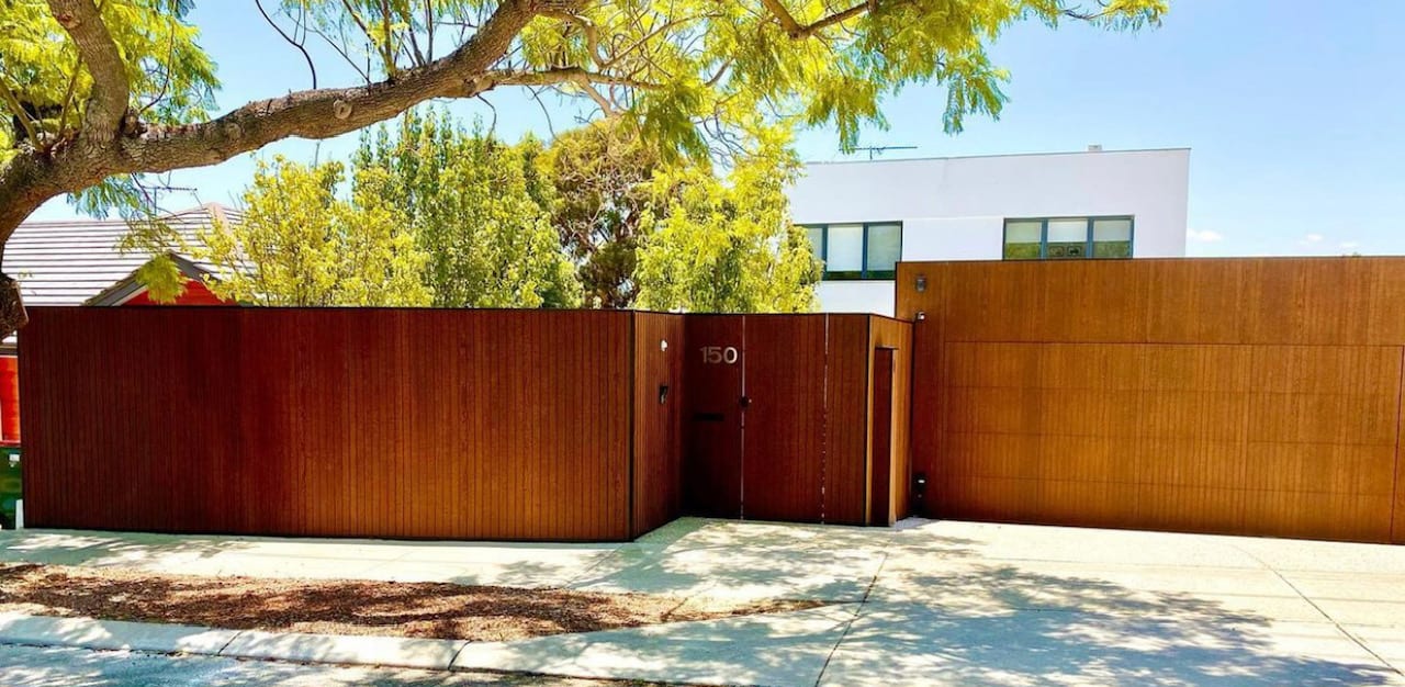 wood look garage door