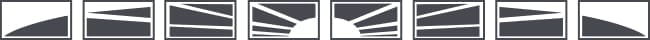 Window styles for your garage door - Heritage profiles - Sunray