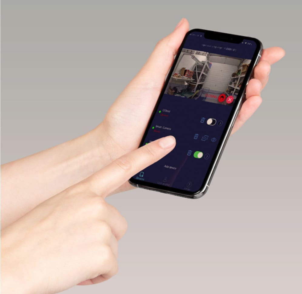 Smart Door Opener - using the app