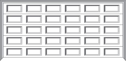 Window styles for your garage door - Stanford profiles